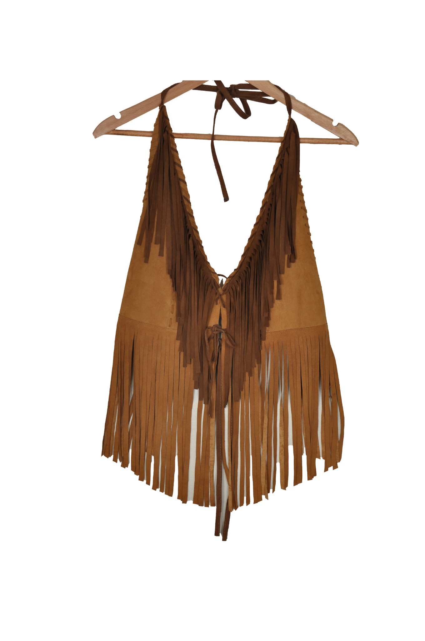 Artisanal Leather Bustier | Brown