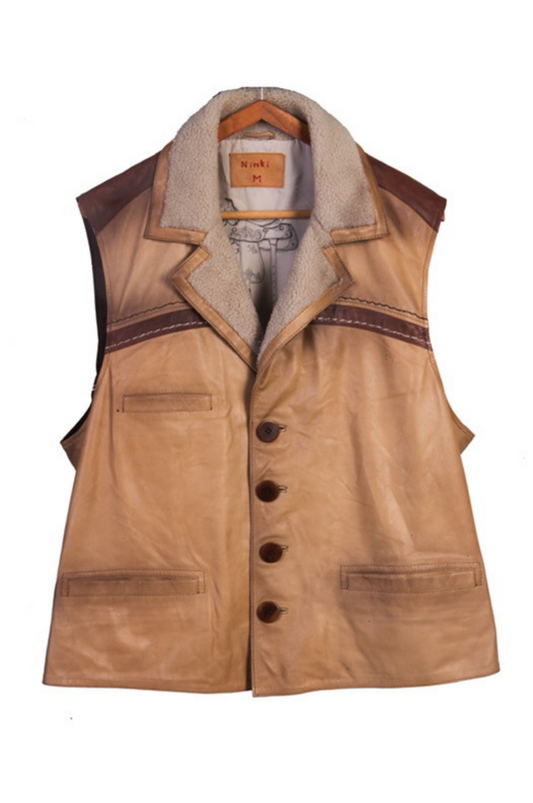 Vintage Inspired Men's Country Vest | Beige