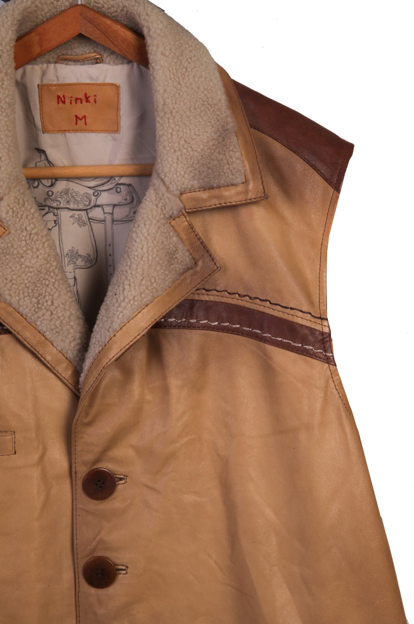 Vintage Inspired Men's Country Vest | Beige