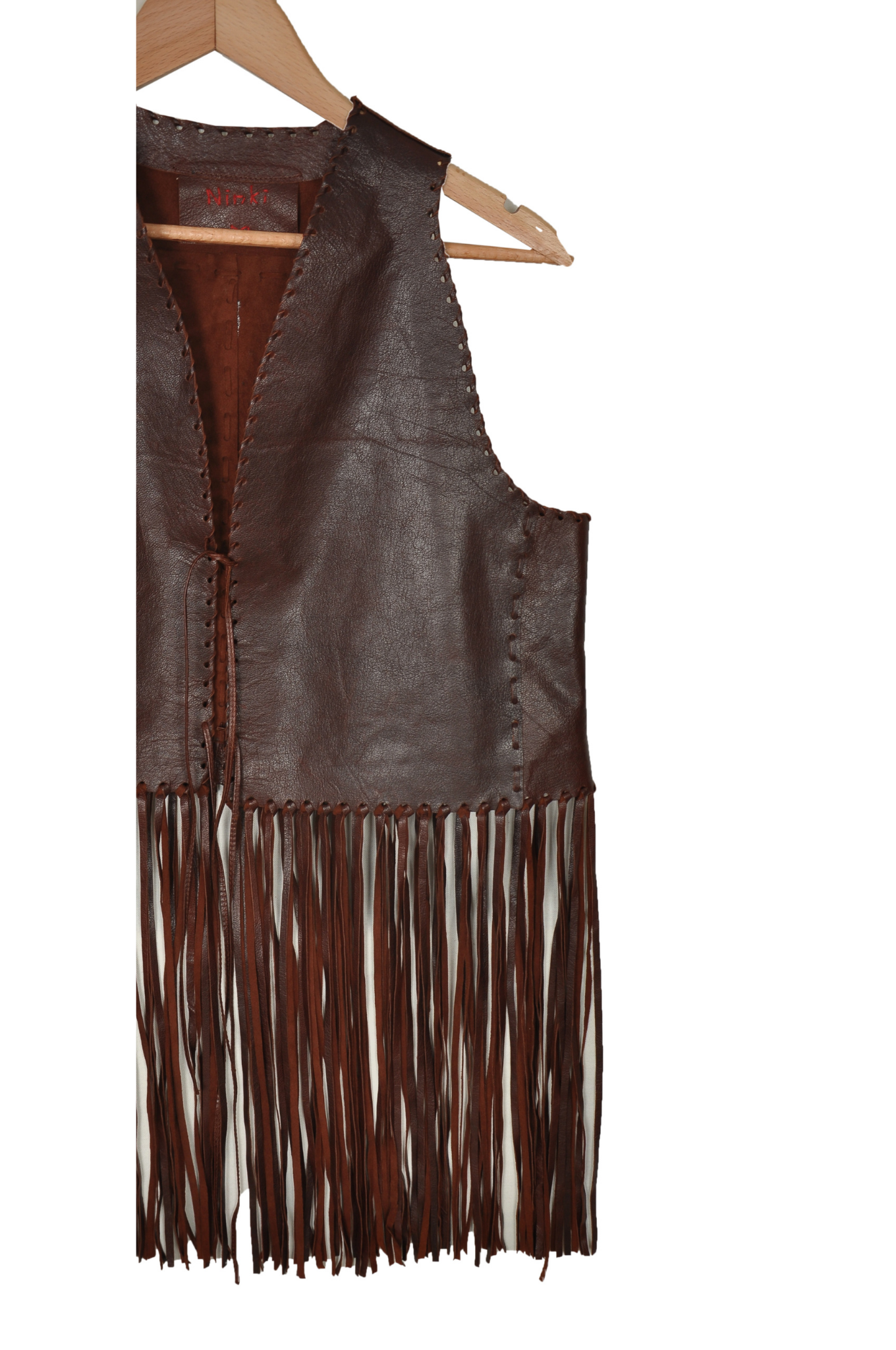 Vintage Inspired 100% Genuine Leather Vest | Brown